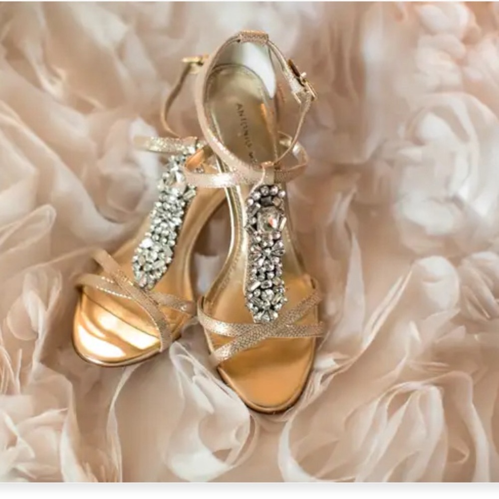 Antonio Melani TASHA711 Gold Blingy Shoes